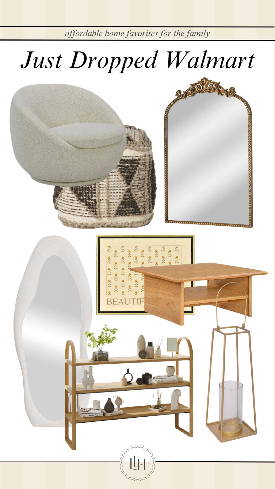 New Walmart Home favorites! I love Walmart furniture for affordability and they always come out with some amazing pieces.

Walmart Furniture | Walmart Home | Walmart Home Decor | Walmart Mirror | Walmart Floor Mirror | Walmart Coffee Table | Wall Art Living Room | Walmart Art Bedroom | Walmart Living Room | Living Room Decor | Living Room Furniture

#LTKfamily #LTKsalealert #LTKhome