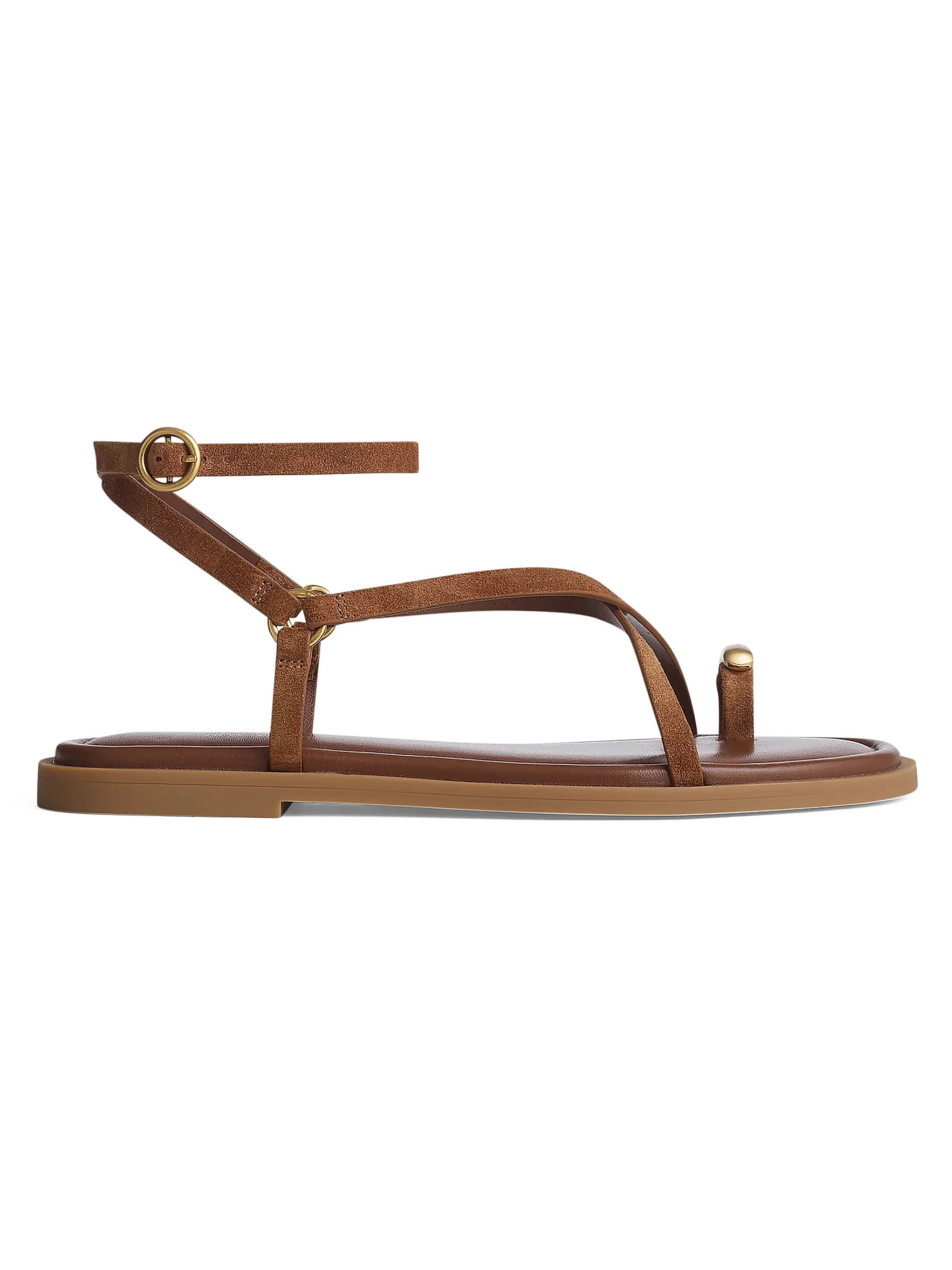 Geo Strappy Suede Sandals | Saks Fifth Avenue