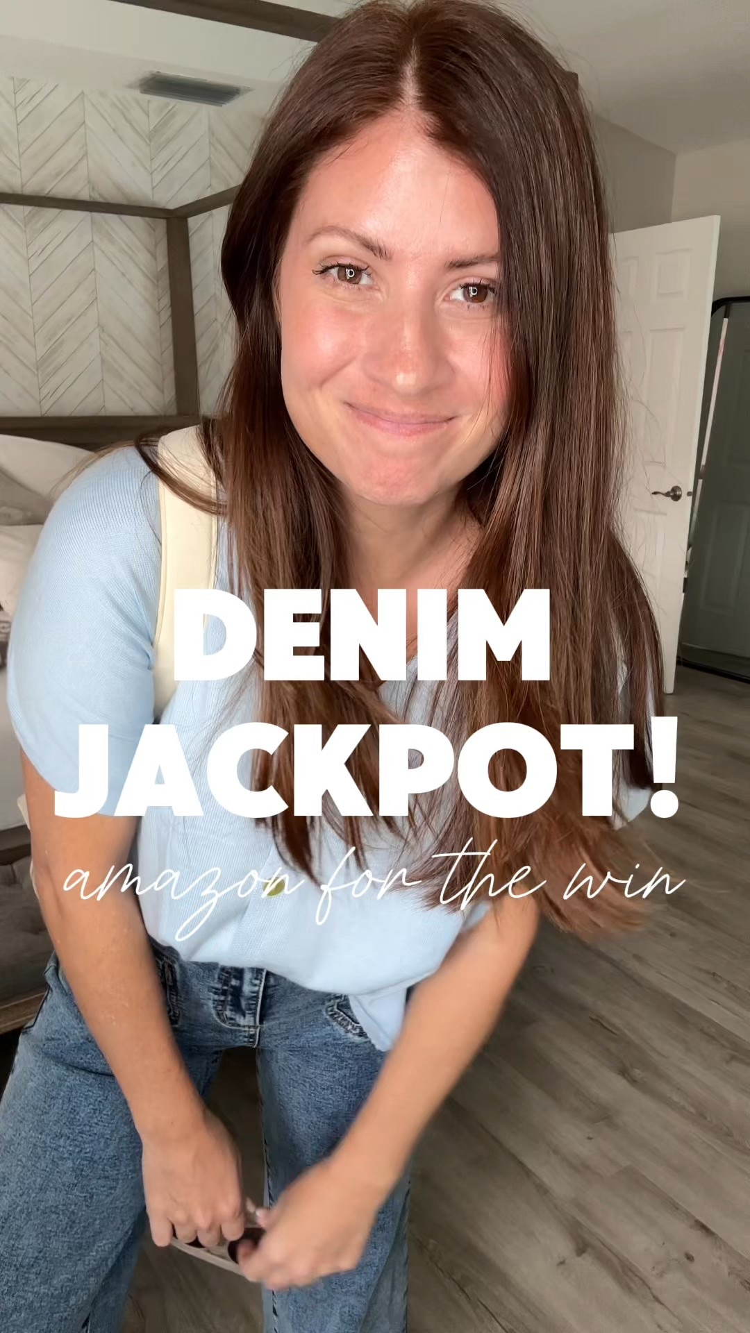 We hit the denim jackpot with these jeans from Amazon! 🎰🙌🏼✨🎉 They have everything on my wishlist from the stretch, length and cute pocket details! They come in a few color options AND they are on deal! 

Follow me for more affordable fashion and Amazon finds! 

Wearing:
Size 4 (normally size 27) lots of stretch so you can size down if between sizes! I’m 5’5 for reference! 

#LTKSaleAlert #LTKOver40 #LTKStyleTip