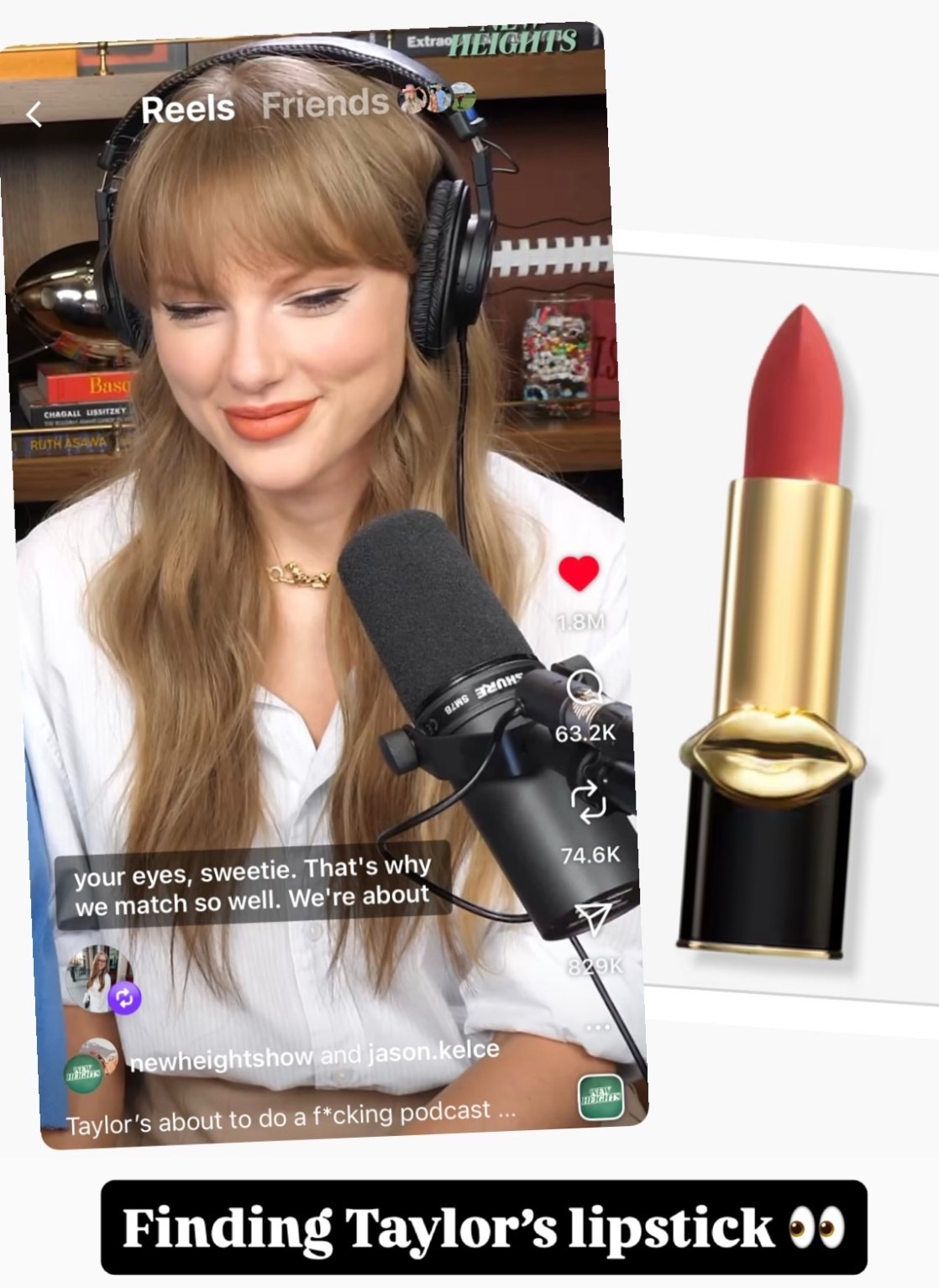My guess on Taylor’s signature shade! Fever Dream 🍑💄🍊