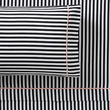 The Emily & Meritt Pirate Stripe Sheet Set | Pottery Barn Teen