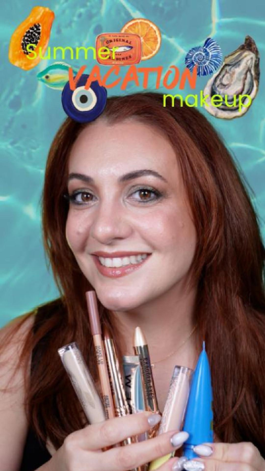 Summer Vacation Travel Makeup that
ACTUALLY survives HEAT! packing light for a trip can be tough, especially. when you live in a hot climate. Here are a few makeup essentials that will survive the heat and humidity without melting or creasing #travelmakeup #makeuphack #travelmakeupbag #longlastingmakeup #travelbeauty

#LTKSeasonal #LTKTravel #LTKBeauty