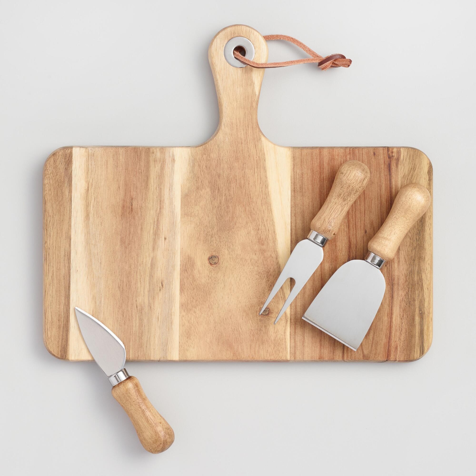 Cheese Knives and Cutting Board 4 Piece Set by World Market | World Market