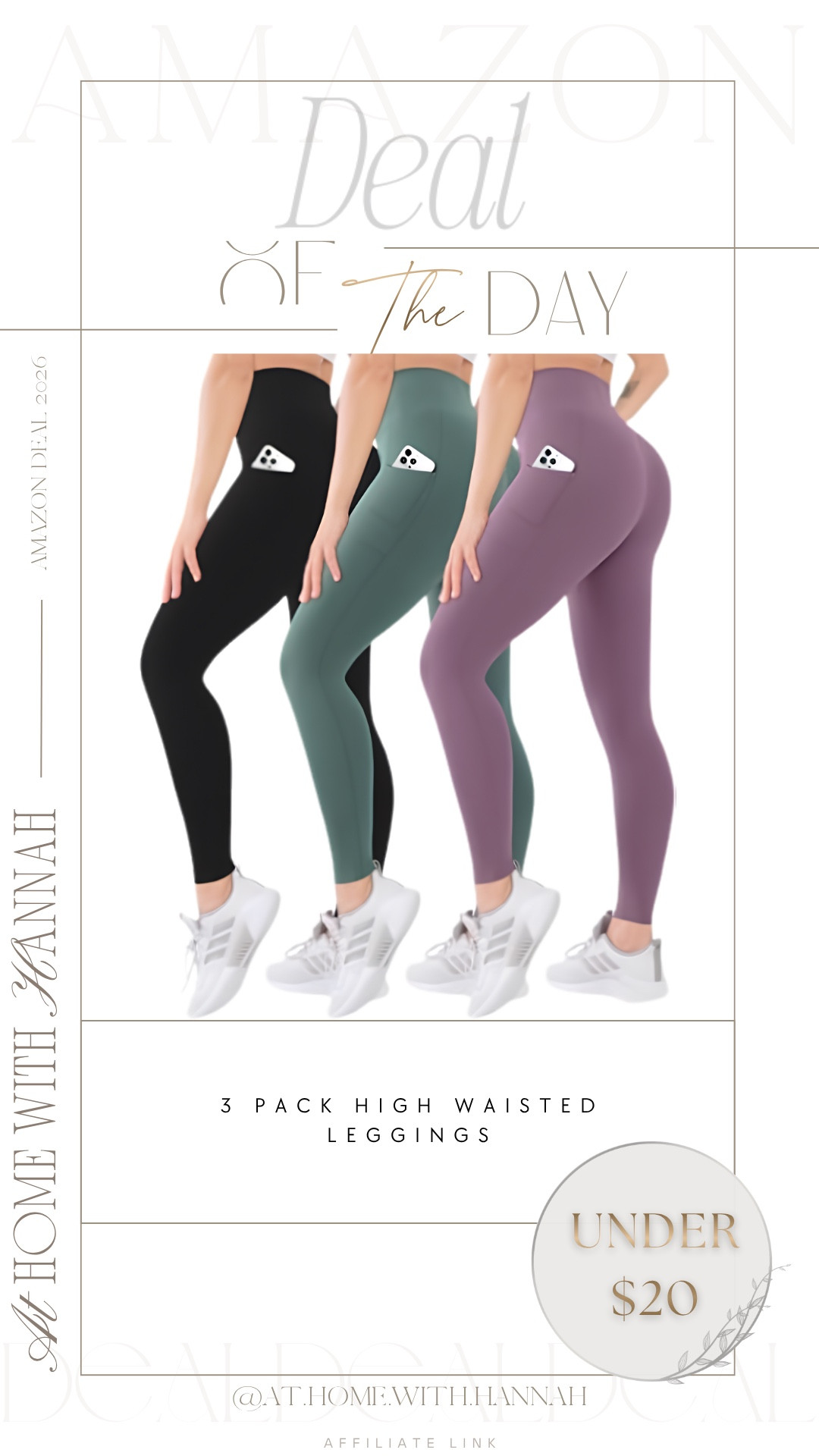 DEAL FIND ✨

These are such a good activewear find if you want everyday leggings without spending a ton. I love that you get a 3 pack, they have that easy high-waisted fit, and they’re such a good basic for workouts, walks, errands, or just everyday athleisure outfits.


if you’re shopping for:
leggings under $20, 3 pack leggings, workout leggings women, high waisted leggings, affordable activewear, amazon leggings, everyday gym basics

••
3 pack high waisted leggings • leggings under $20 • workout leggings women • affordable activewear • high waisted gym leggings • amazon leggings • basic everyday leggings • athletic wear women • squat proof leggings • gym outfit staple • budget workout clothes • leggings multi pack
#leggingsfinds #activeweardeal #workoutleggings #amazonactivewear #gymbasics
#ltkactive #ltkfinds #ltksale

#LTKfitnessgoals #LTKActive #LTKSaleAlert