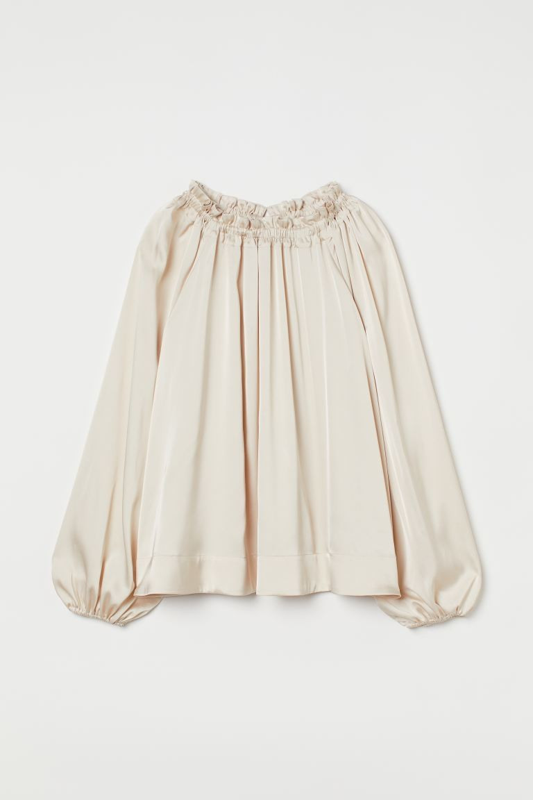 Balloon-sleeved Blouse | H&M (US + CA)