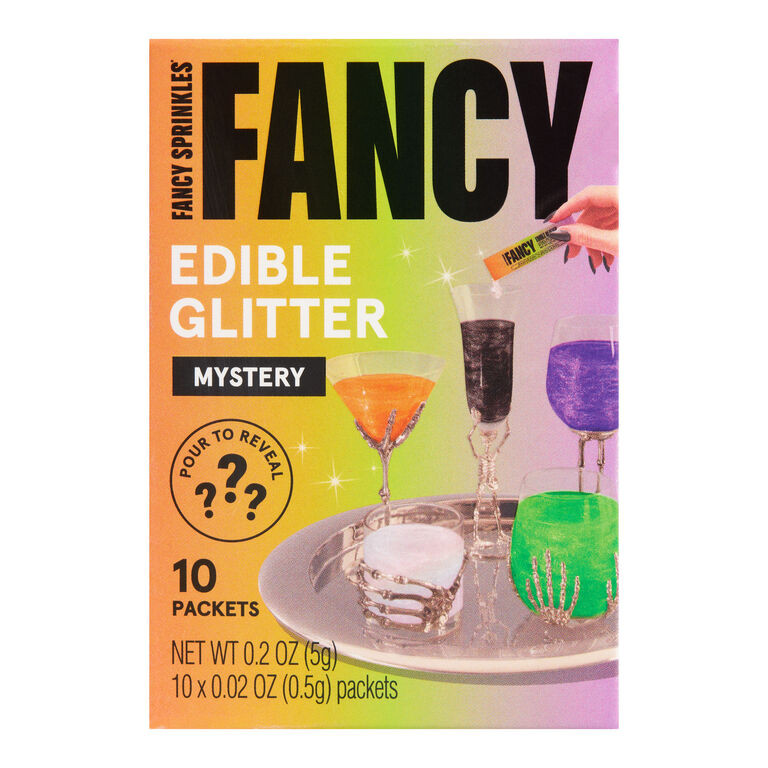 Fancy Sprinkles Halloween Edible Glitter Packets 10 Count | World Market