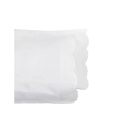 Scalloped Satin Sateen Weave Sheet Set | Wayfair North America