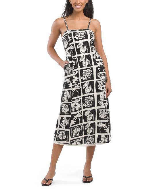 Sleeveless Pleated Midi Dress | TJ Maxx