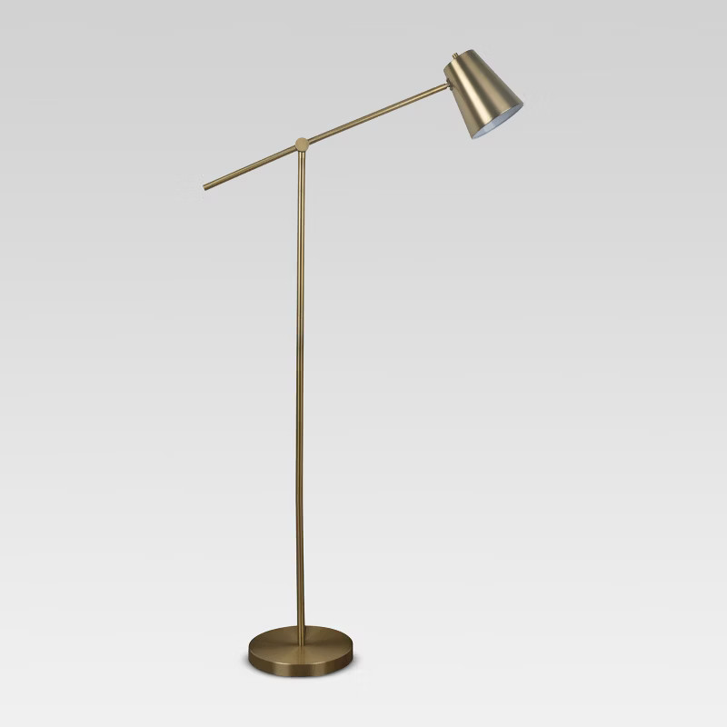Cantilever Floor Lamp Brass - Project 62™ | Target