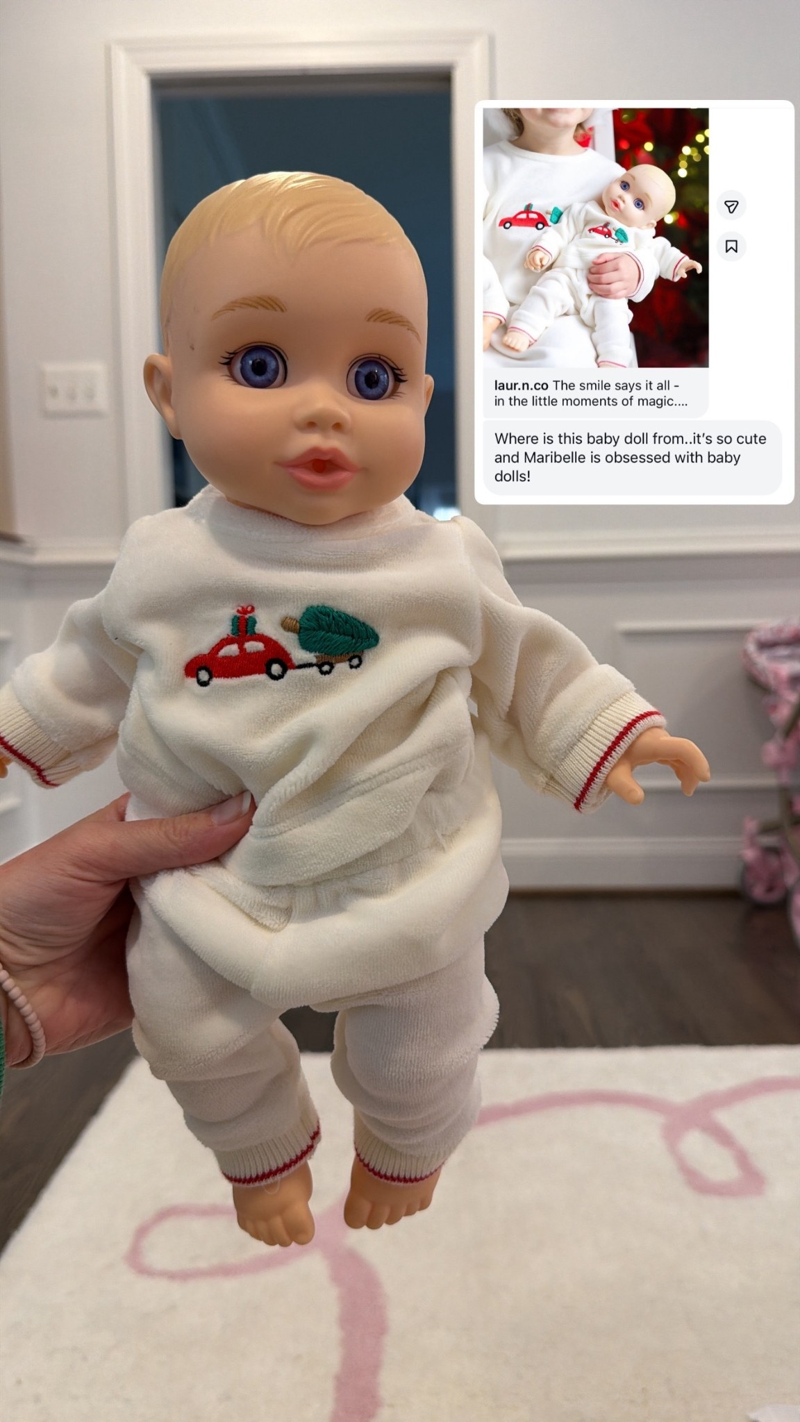 $10 baby doll and outfit, use code JINGLE25 for 25% off the holiday collection 

#LTKGiftGuide #LTKHoliday #LTKFindsUnder50