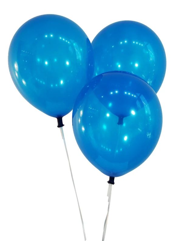 12 Inch Decorator Navy Blue Latex Balloons | 100 pc bag | Etsy (US)