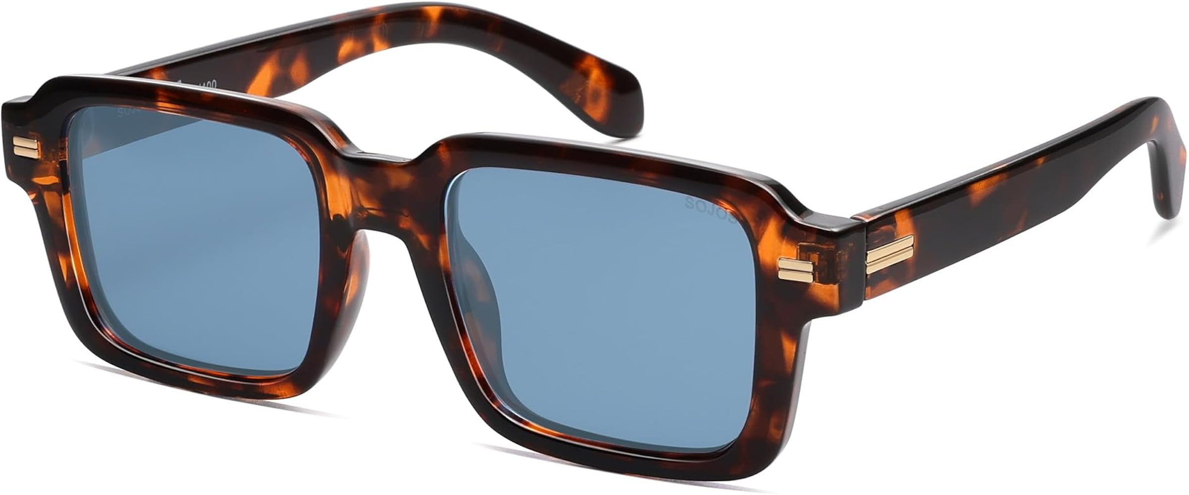 SOJOS Trendy Square Polarized Sunglasses for Women Men, Retro Vintage Womens Mens Rectangle Shade... | Amazon (US)
