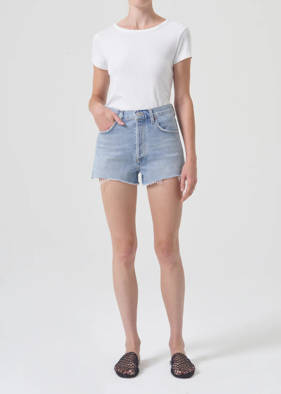 Mila Vintage High Rise Short in Hazard | AGOLDE