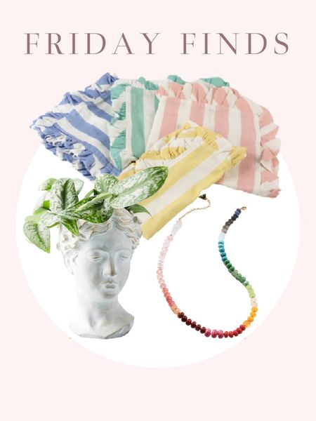 Super fun ruffle napkins, my favorite home decor accent piece, and a colorful necklace for Mother’s Day!

#LTKFind #LTKGiftGuide #LTKSeasonal