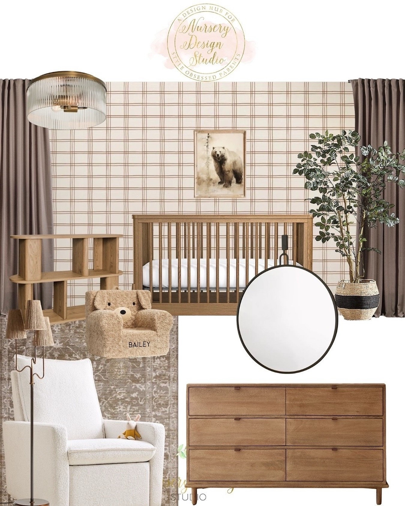 Grids, texture, and a touch of nostalgia — this cozy brown nursery is everything we love about understated design.



#LTKHome #LTKBump #LTKCyberWeek