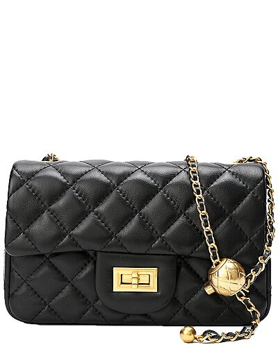 Tiffany & Fred Paris Quilted Sheepskin Leather Crossbody | Gilt & Gilt City