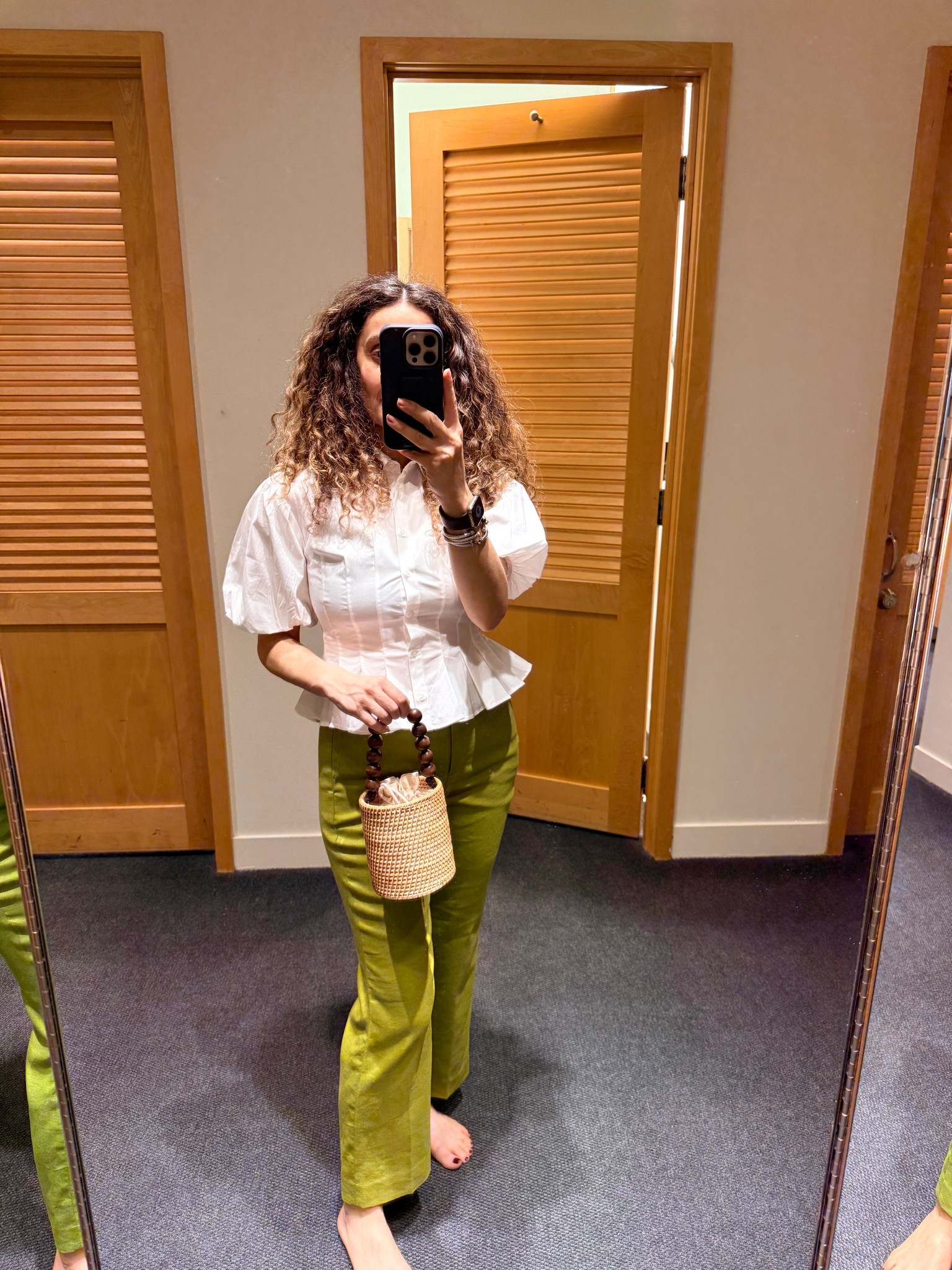 Spring break shopping. This color pants is everywhere and trending this spring and summer. Size 4 in pants. 

#LTKSaleAlert #LTKOver40 #LTKWorkwear