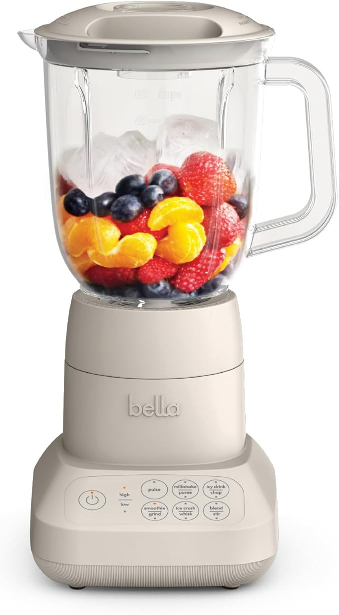 bella 10 Speed Countertop Blender, Juicer & Smoothie Maker, Fits-anywhere™ Kitchenware, Slim Fl... | Amazon (US)