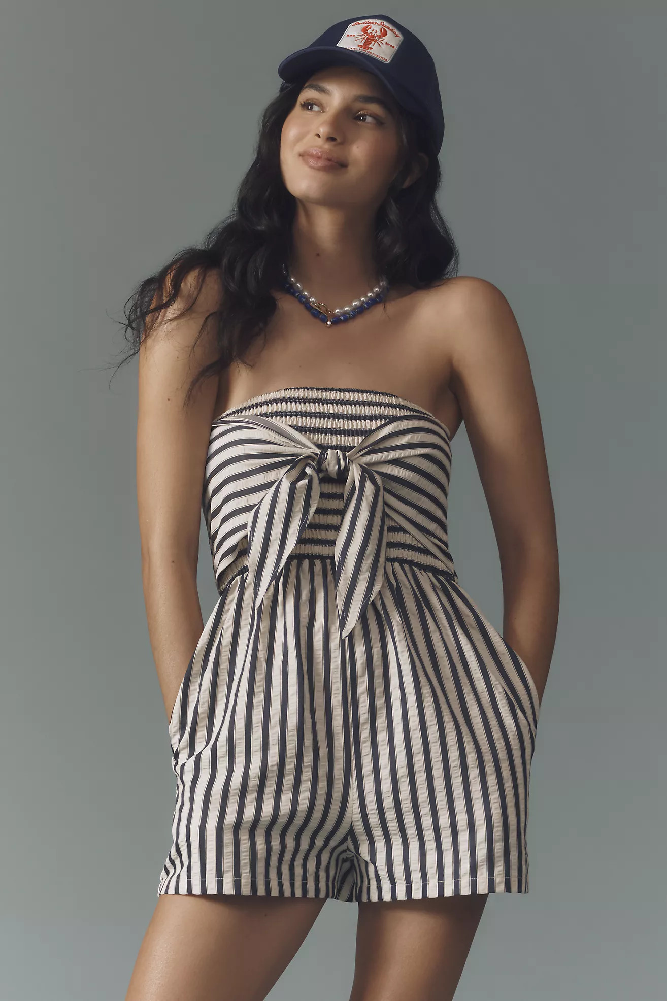 Bishop + Young Elva Strapless Romper | Anthropologie (US)