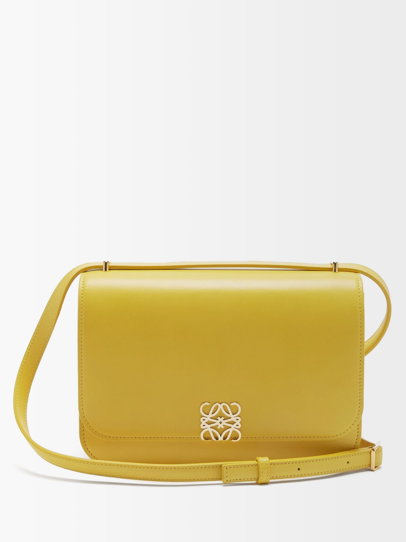 Goya Anagram-plaque leather shoulder bag | Loewe | Matches (UK)