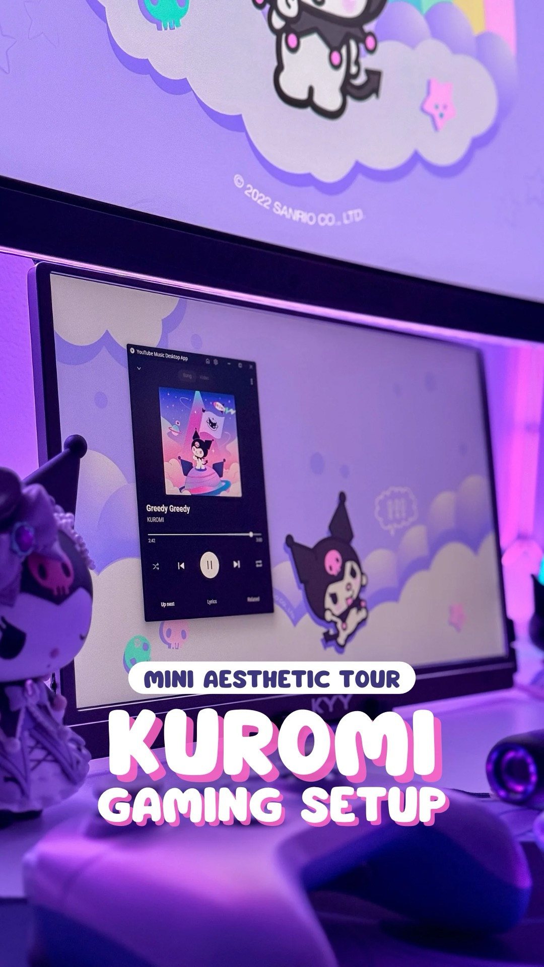 Purple KUROMI gamer aesthetic~ 🎮💜 Do you use a second monitor at your setup? 😍 Adding this 15.6” screen underneath my main monitor has been one of my favorite upgrades! I love having Discord or music on it while I game, and trying out different ways to display wallpapers between both screens has been really fun too~ 🥰 Would you add a small monitor like this to your setup? Or do you prefer two full sized ones?

I linked items featured below, along with similar products + alternatives for anything that is no longer available! ✨

🖤💕🖤💕🖤💕🖤

kuromi desk setup, sanrio, desk decor, kawaii gaming room, gamer girl aesthetic, desk setup ideas, cute finds, gaming accessories, pink gaming setup, purple gaming setup, portable monitor, dual monitor setup, setup tour

#LTKSaleAlert #LTKHome #LTKHalloween