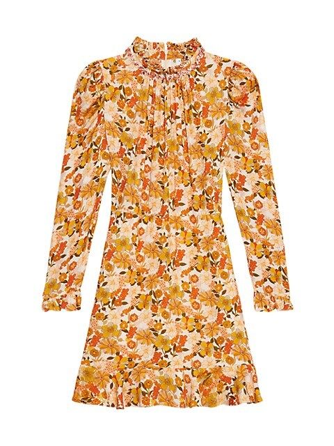 Floral-Print Mini Dress | Saks Fifth Avenue