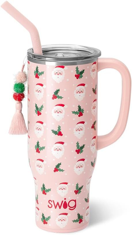 Swig Life 30oz Mega Mug, 30oz Tumbler with Handle and Straw, Large Insulated Tumblers, Cup Holder... | Amazon (US)