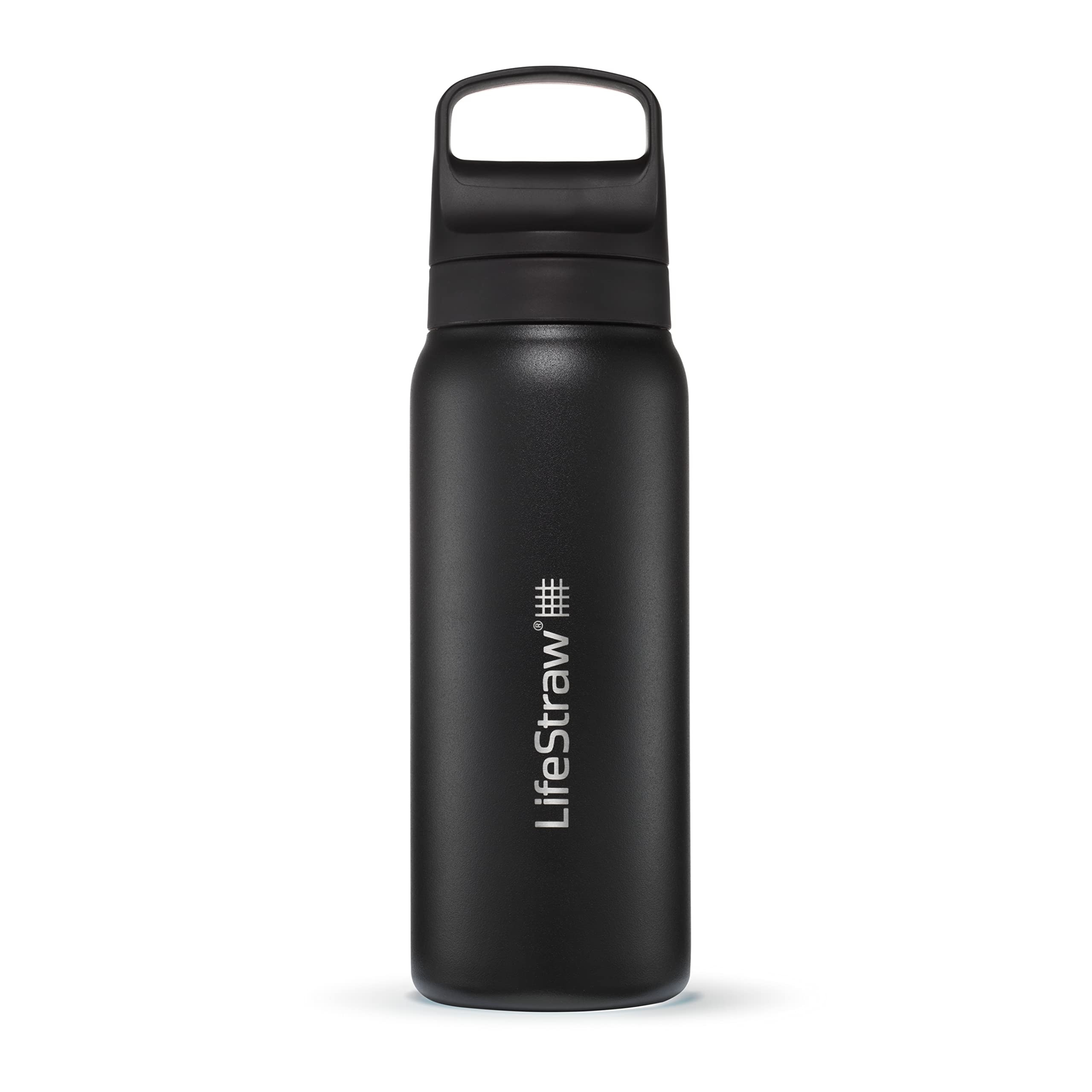 LifeStraw Go Series — Insulated Stainless Steel Water Filter Bottle for Travel and Everyday Use... | Amazon (US)