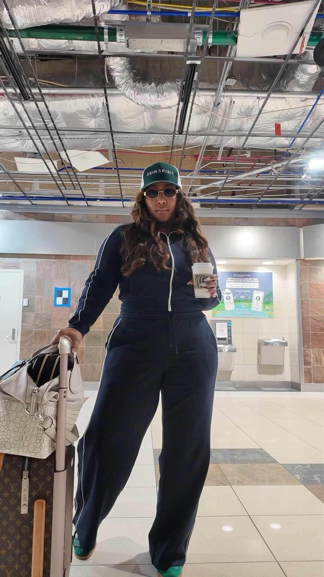 Airport outfit check! This is the same HnM set I showed in my HnM haul on YouTube. When I tell you. It’s so comfortable. Perfect fit traveling. 

#LTKStyleTip #LTKMidsize #LTKVideo