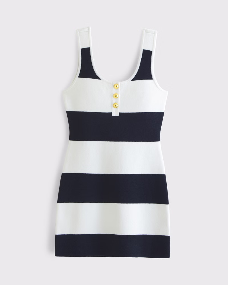 Vol. 28 Button Mini Sweater Dress | Abercrombie & Fitch (US)