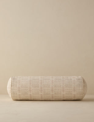 Macon Bolster Pillow, Ivory | Lulu and Georgia 