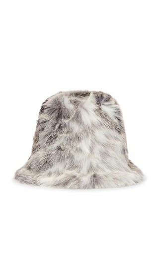 Unreal Fur Yeoman Bucket Hat in Grey. | Revolve Clothing (Global)