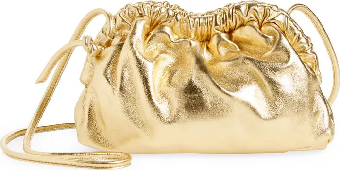 Mini Cloud Metallic Leather Clutch | Nordstrom