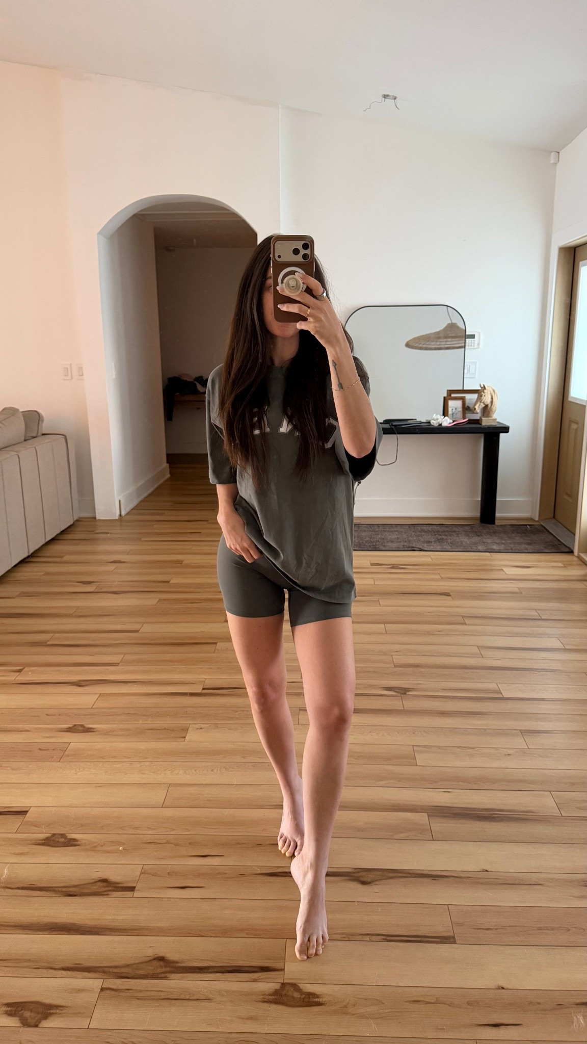 Effortless, everyday set you’ll actually live in 🤍
This matching lounge set is soft, flattering, and perfect for busy mom life, workouts at home, or running errands. The oversized tee + biker shorts combo is my go-to when I want to feel put together without trying.

Easy, comfortable, and still cute >> exactly what I need lately. 

#ltkstyle #ltkfit #ltkmom #athleisurestyle #matchingset #bikershortsoutfit #casualmomstyle #everydayoutfits #momoutfitideas #comfystyle #neutraloutfit #minimalstyle #workoutoutfit #athleisurewear #postpartumstyle #fitmomstyle #effortlessstyle #loungeset #ootdinspo #styleinspo

#LTKActive #LTKdayinmylife #LTKfitnessgoals