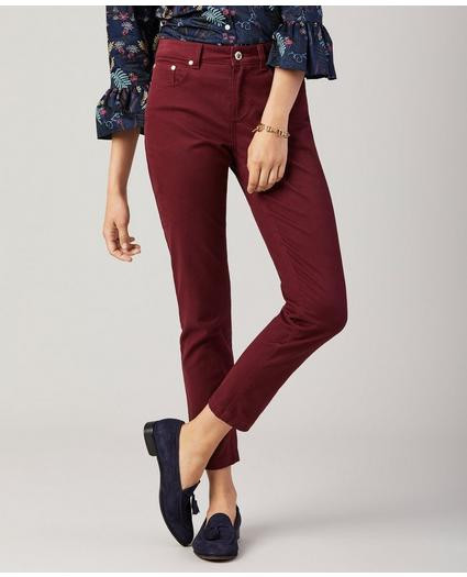 Stretch Supima® Cotton Five-Pocket Pants | Brooks Brothers