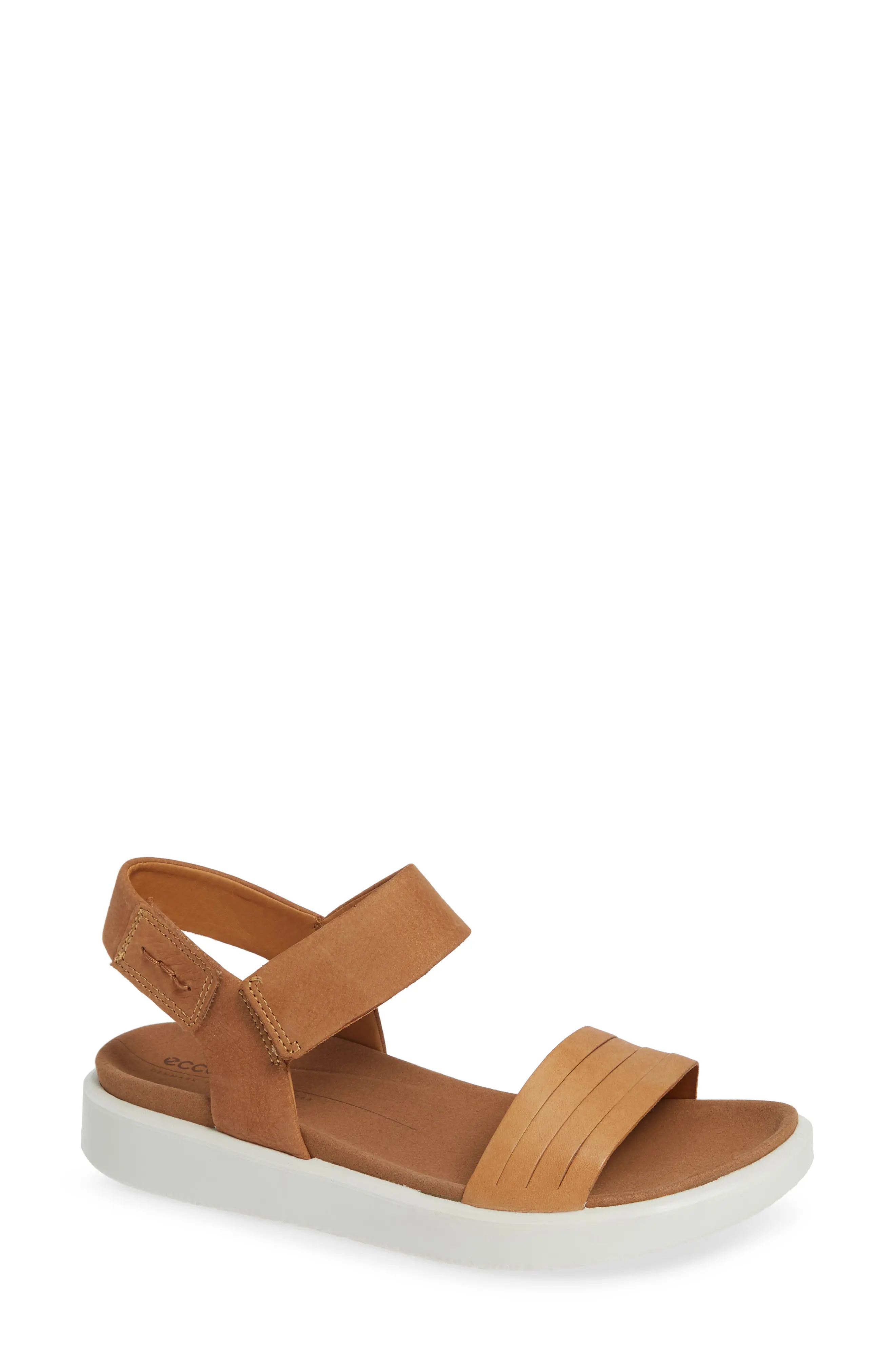 Women's Ecco Flowt Strap Sandal, Size 5-5.5US - Brown | Nordstrom