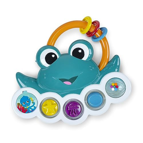 Baby Einstein Ocean Explorers Neptune’s Busy Bubbles Sensory Activity Toy, with Interactive Lights and Music, Ages 3+ Months | Amazon (US)