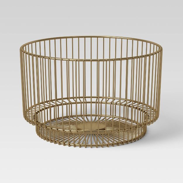 18&#34; x 11&#34; Metal Wire Basket with Gold Finish - Project 62&#8482; | Target