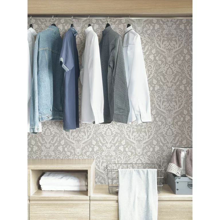 Nuwallpaper Taupe Escape To The forest Peel & Stick Wallpaper | Walmart (US)