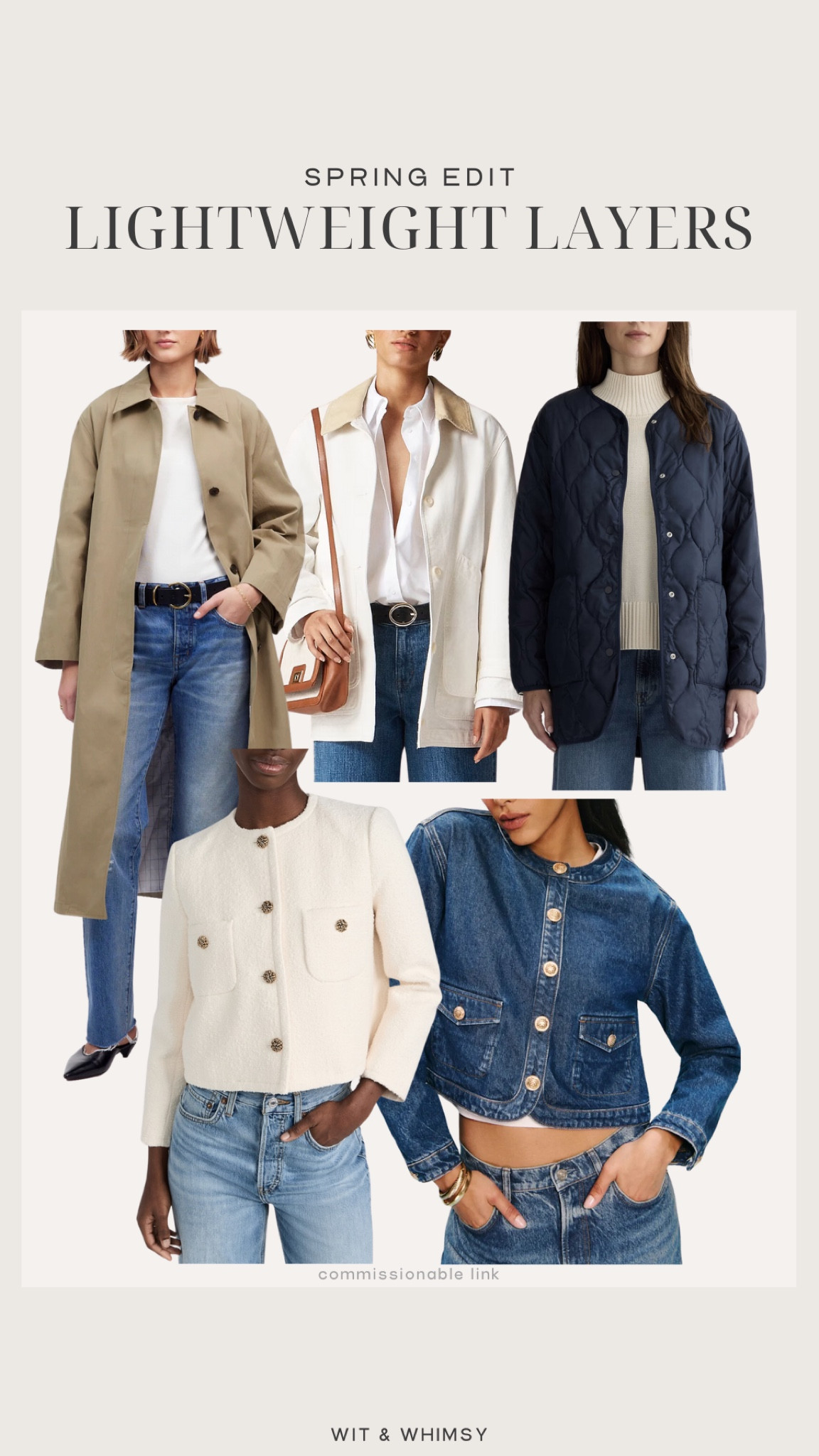 Lightweight jackets for spring 

#LTKStyleTip #LTKSeasonal