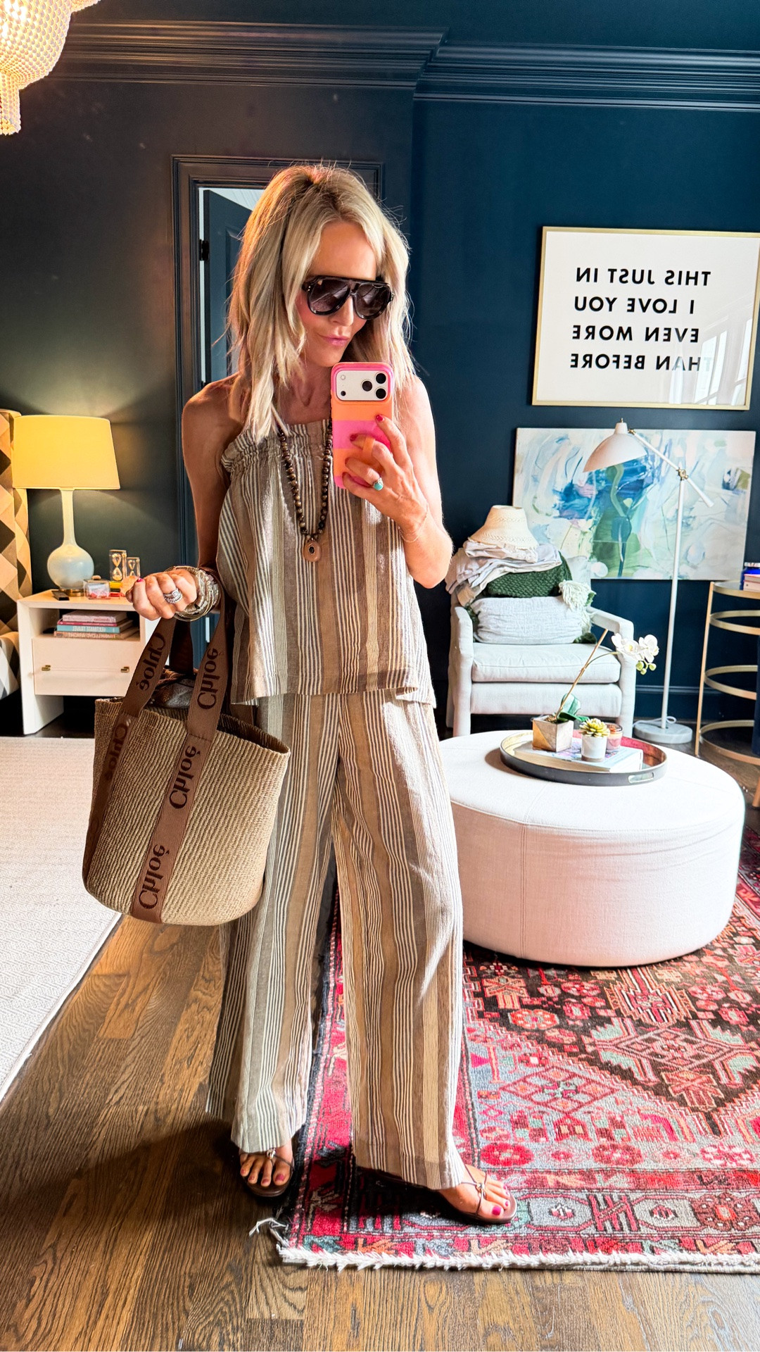 linen loves from free people! wearing XS in my striped set •

#LTKgrwm #LTKootd #LTKSeasonal