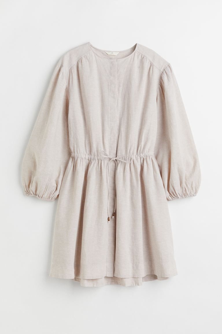 Short Linen-blend Dress | H&M (US + CA)