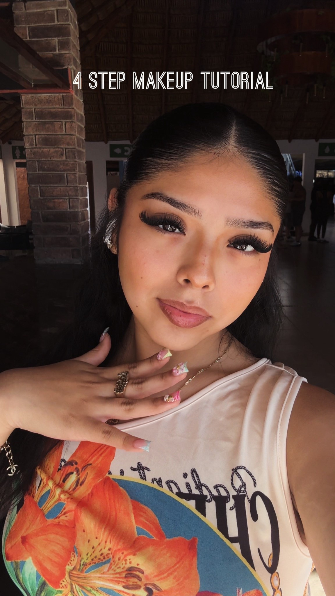 4 step makeup tutorial #makeup #grwm