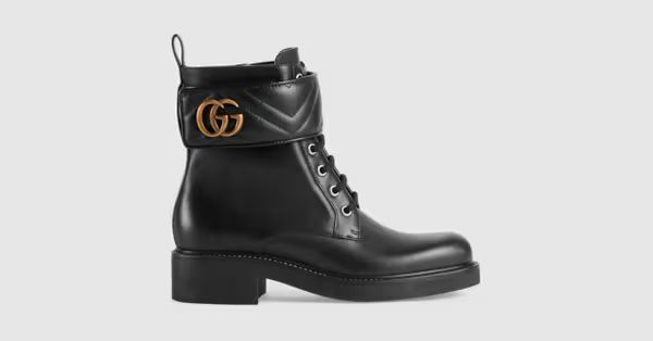 Women's ankle boot with Double G | Gucci (CA)