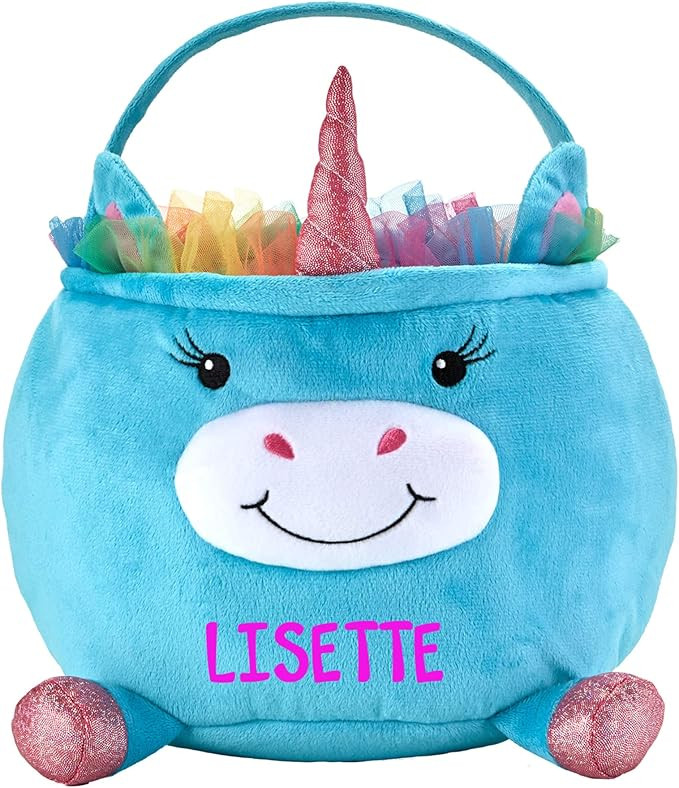 Let's Make Memories Personalized Furry Friends Easter Basket - 6 Adorable Designs - Customized Ea... | Amazon (US)