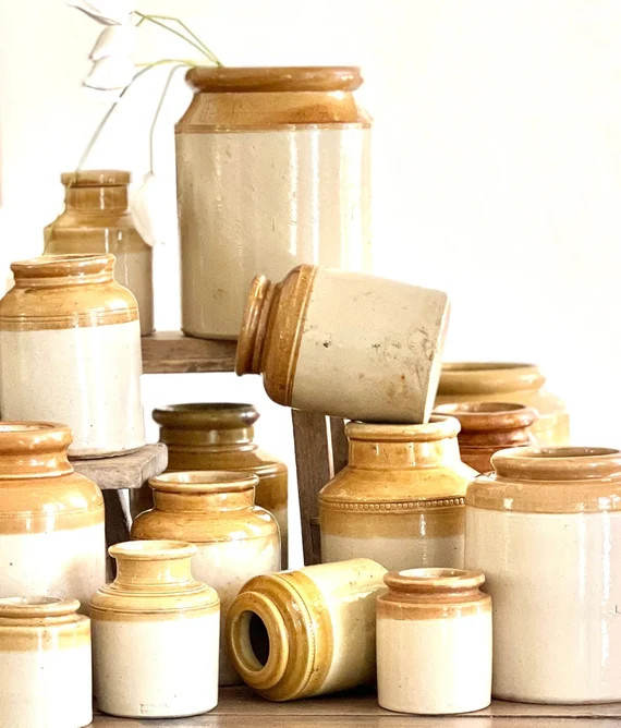 Vintage English Early 1900 English Crocks Kitchen Crocks - Etsy | Etsy (US)