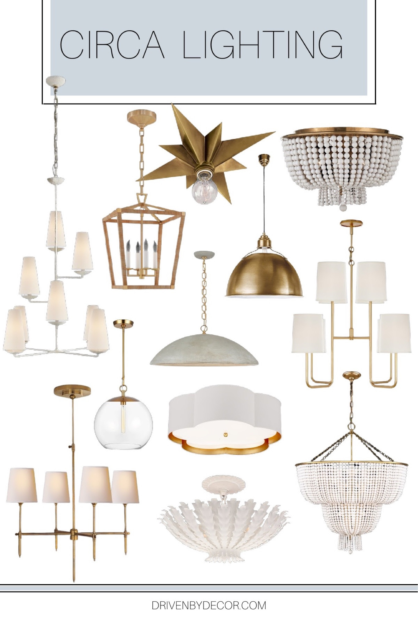 Circa Lighting has so many gorgeous options for any room in the house! Here’s a look at my favorite chandeliers, pendants, and flush-mount lights! 

chandelier, kitchen lighting, living room lighting, bedroom lighting, pendant lights, gold light fixture, white light fixture, brass light fixture, coastal home decor, coastal home, coastal style

#LTKhome #LTKsalealert #LTKstyletip
