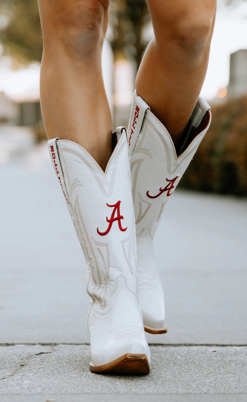 alabama crimson tide leather gameday boots | RIFFRAFF