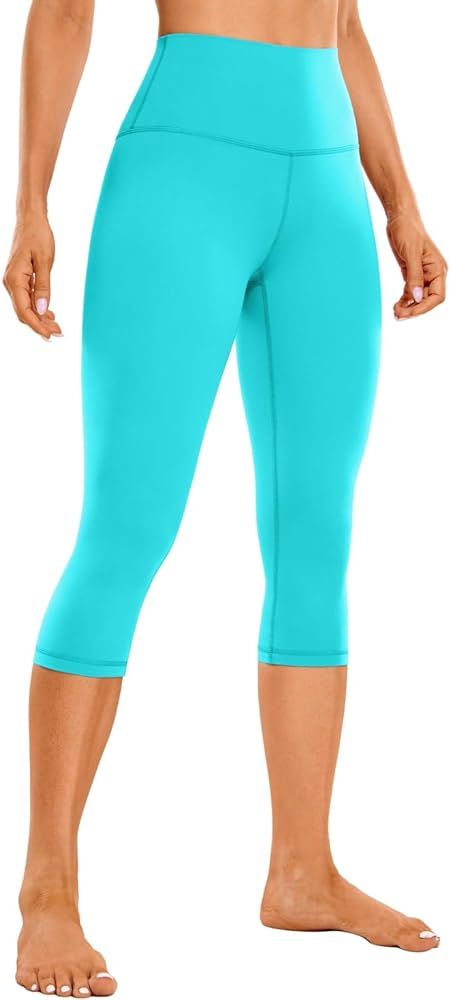 CRZ YOGA Womens Butterluxe High Waisted Lounge Legging 19 Inches - Workout Leggings Buttery Soft ... | Amazon (US)