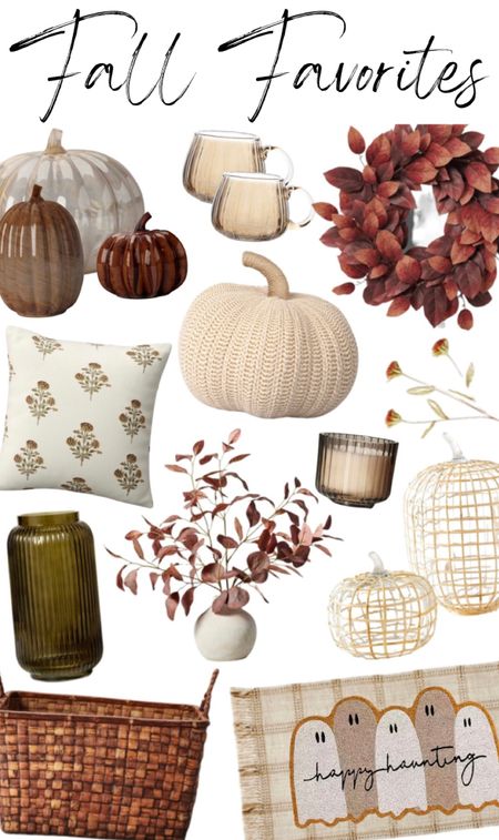 Fall decor favorites! 
Fall pumpkins, fall pillows, fall mugs, fall stems and floral, fall rugs, fall candles, fall wreaths

#LTKunder50 #LTKSeasonal #LTKhome